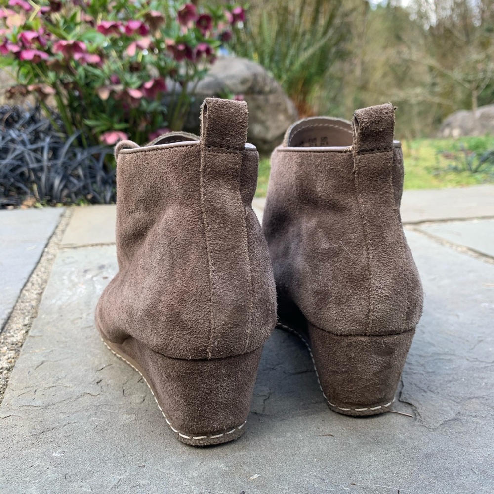 Suede booties